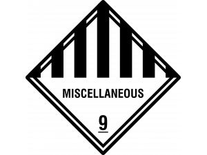 ADR-tarra - luokka 9 MISCELLANEOUS